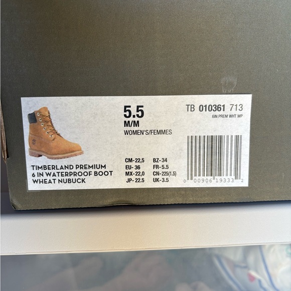NEW Timberland Premium 6IN Waterproof Boot - Size 5.5 - Picture 6 of 6